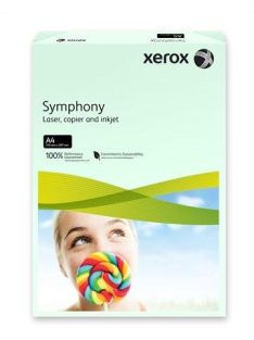   Fénymásolópapír, színes, A4, 160 g, XEROX "Symphony", világoszöld (pasztell) (LX92836) (LX92836)