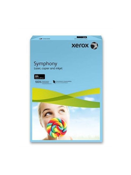 Másolópapír, színes, A4, 80 g, XEROX "Symphony", sötétkék (intenzív) (LX93959) (LX93959)