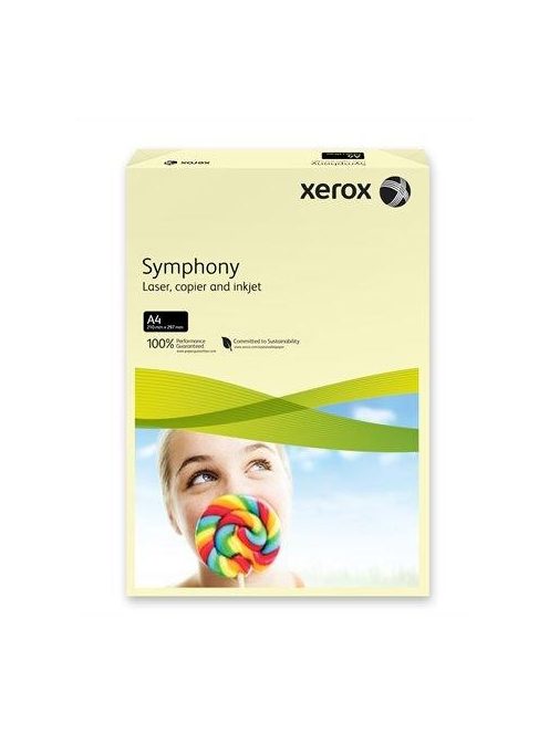 Másolópapír, színes, A4, 80 g, XEROX "Symphony", csontszín (pasztell) (LX93964) (LX93964)