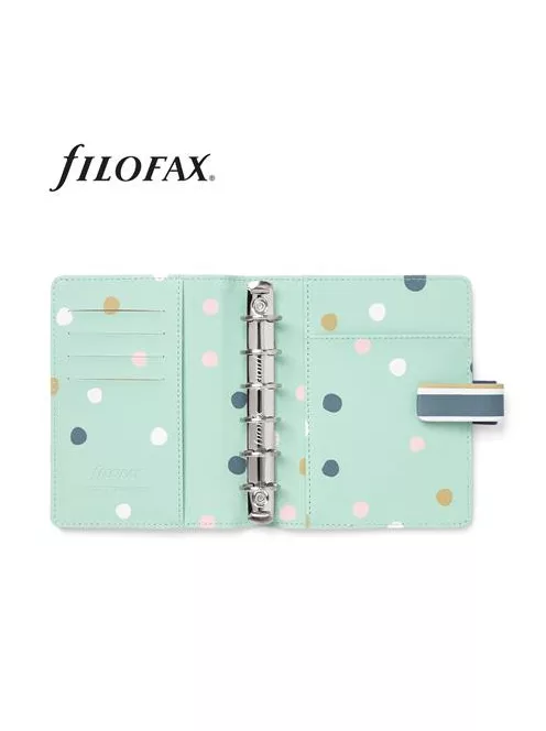 Kalendárium, gyűrűs, betétlapokkal, pocket méret, FILOFAX "Good Vibes" (NFX022685)