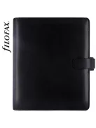Kalendárium, gyűrűs, betétlapokkal, A5, FILOFAX "Metropol", fekete (NFX026968)