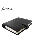 Kalendárium, gyűrűs, betétlapokkal, A5, FILOFAX "Metropol", fekete (NFX026968)