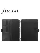 Kalendárium, gyűrűs, betétlapokkal, A5, FILOFAX "Metropol", fekete (NFX026968)
