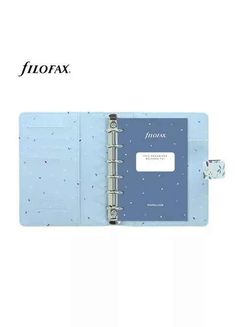 Kalendárium, gyűrűs, betétlapokkal, pocket méret, FILOFAX "Garden Sunrise" (NFX028712)