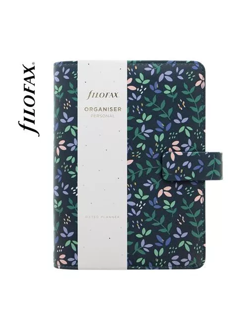 Kalendárium, gyűrűs, betétlapokkal, personal méret, FILOFAX "Garden Dusk" (NFX028713)