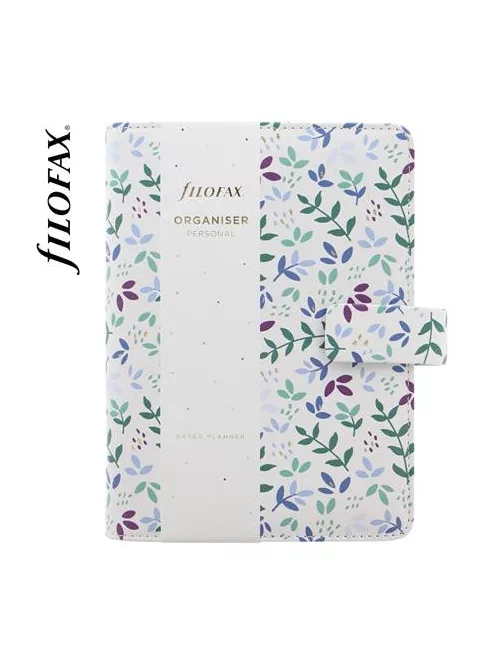 Kalendárium, gyűrűs, betétlapokkal, personal méret, FILOFAX "Garden Sunrise" (NFX028716)
