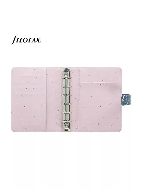 Kalendárium, gyűrűs, betétlapokkal, pocket méret, FILOFAX "Garden Dusk" (NFX028717)