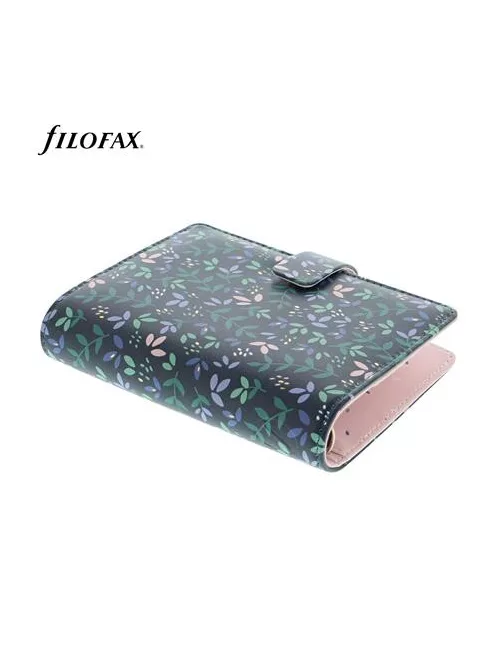 Kalendárium, gyűrűs, betétlapokkal, pocket méret, FILOFAX "Garden Dusk" (NFX028717)