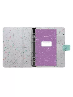   Kalendárium, gyűrűs, betétlapokkal, personal méret, FILOFAX, "Expressions", menta (NFX028726)