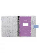 Kalendárium, gyűrűs, betétlapokkal, personal méret, FILOFAX, "Expressions", kék (NFX028727)