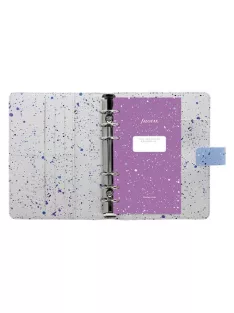   Kalendárium, gyűrűs, betétlapokkal, personal méret, FILOFAX, "Expressions", kék (NFX028727)