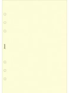   Kalendárium betét, jegyzetlap, personal méret, sima, FILOFAX, krémszín (NFX132453)