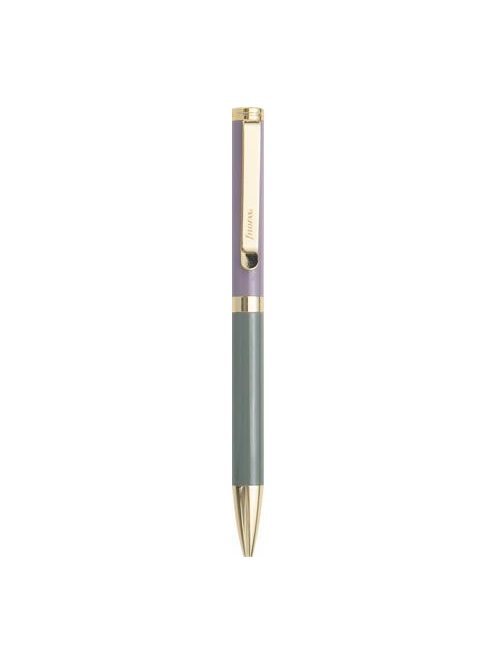 Golyóstoll, 1,0 mm, arany színű klip, pasztell színű tolltest, FILOFAX "Norfolk", fekete (NFX132795)