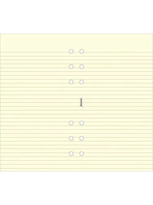 Kalendárium betét, jegyzetlap, personal méret, vonalas, FILOFAX, krémszín (NFX133053)