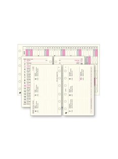   Kalendárium betét, tervező, heti, "S", SATURNUS, chamois 2024 (NKS311)