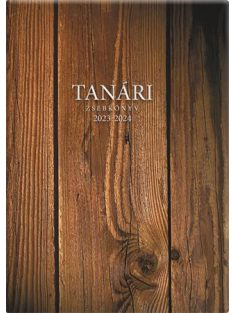   Tanári zsebkönyv, 2023/2024 tanév, A5, heti, TOPTIMER, "Wood" (NKTTW)