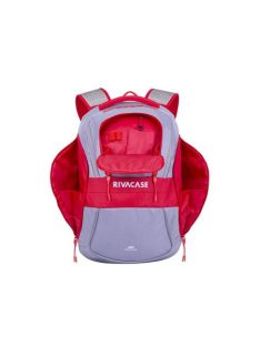   Notebook hátizsák, 15,6", 20L, RIVACASE "5225 Mercantour", szürke-piros (NTRME5225GR)