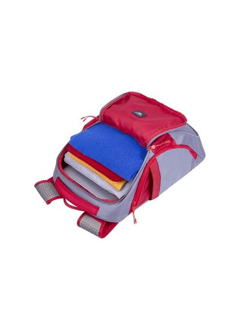 Notebook hátizsák, 15,6", 20L, RIVACASE "5225 Mercantour", szürke-piros (NTRME5225GR)