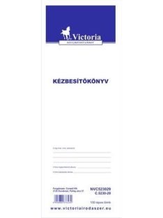   Nyomtatvány, kézbesítőkönyv, 100 lap, , "C.5230-29" (NVC523029) (NVC523029)