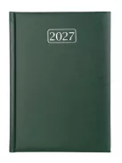 Naptár, tervező, A5, napi, VICTORIA OFFICE "Chrono", zöld (2027. évi)