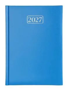   Naptár, tervező, A5, napi, VICTORIA OFFICE "Crono", kék (2027.évi)