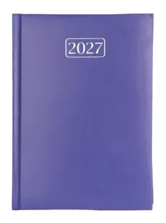   Naptár, tervező, A5, napi, VICTORIA OFFICE "Chrono, lila (2027 évi)