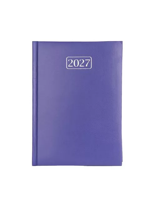 Naptár, tervező, A5, napi, VICTORIA OFFICE "Chrono, lila (2027 évi)