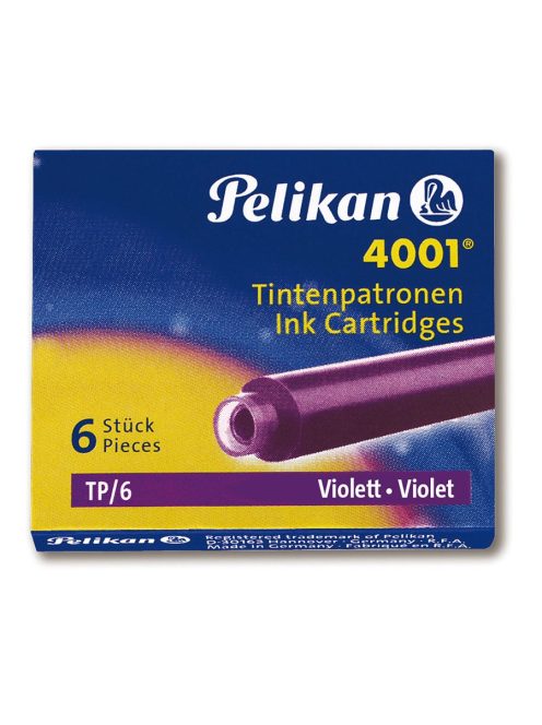 Pelikan Tintapatron, 6 db, briliáns lila (P00301697)