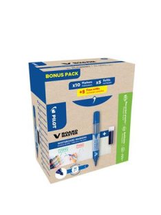   Táblamarker, 2,3 mm, kúpos, PILOT "V-Board Master", kék + betét (PBMTVKGP)