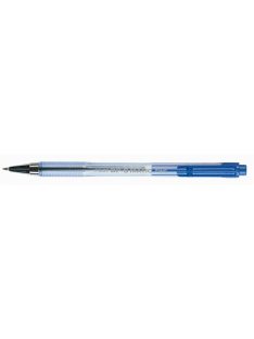   Golyóstoll, 0,27 mm, nyomógombos, átlátszó tolltest, PILOT "BP-S Matic", kék (PBPSMGK)