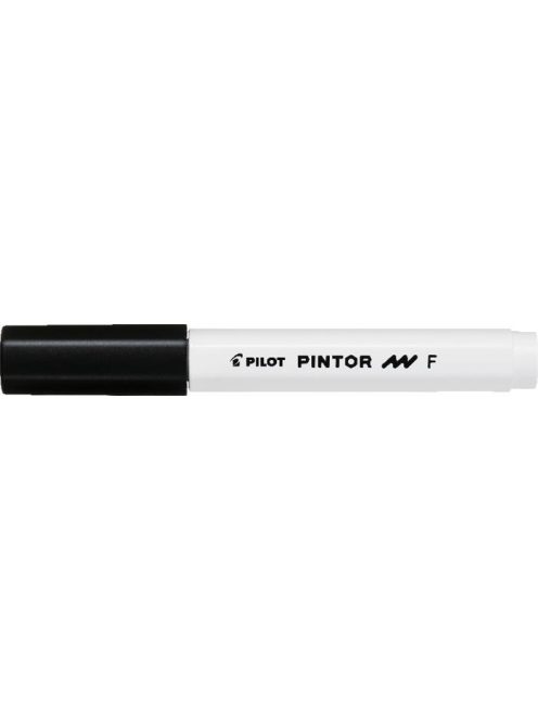 Dekormarker, 1 mm, PILOT "Pintor F", fekete (PDMPTFFK)