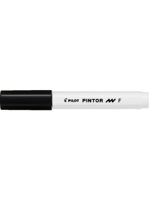 Dekormarker, 1 mm, PILOT "Pintor F", fekete (PDMPTFFK)
