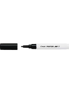   Dekormarker, 1 mm, PILOT "Pintor F", fekete (PDMPTFFK)