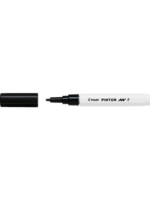 Dekormarker, 1 mm, PILOT "Pintor F", fekete (PDMPTFFK)