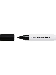   Dekormarker, 1,4 mm, PILOT "Pintor M", fekete (PDMPTMFK)