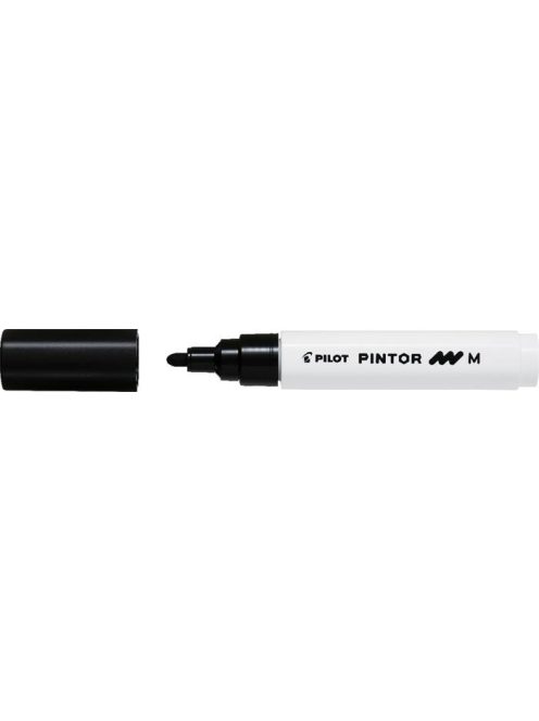 Dekormarker, 1,4 mm, PILOT "Pintor M", fekete (PDMPTMFK)