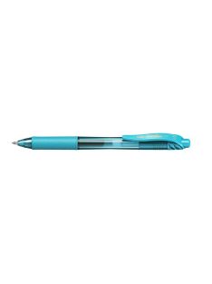   Zseléstoll, 0,35 mm, nyomógombos, PENTEL "EnerGelX BL107", türkiz (PENBL107T)