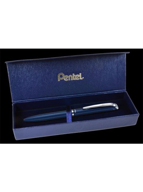 Rollertoll, 0,35 mm, rotációs, fekete tolltest, PENTEL "EnerGel BL-2007" kék (PENBL2007A)