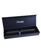 Rollertoll, 0,35 mm, rotációs, ezüst tolltest, PENTEL "EnerGel BL-2007" kék (PENBL2007Z)