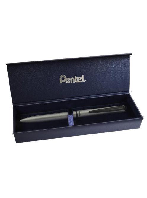 Rollertoll, 0,35 mm, rotációs, matt kék tolltest, PENTEL "EnerGel BL-2507" kék (PENBL2507C)