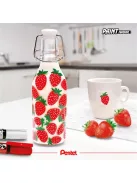 Lakkmarker, 2 mm, kúpos, PENTEL "MMP20", fehér (PENMMP20FE)