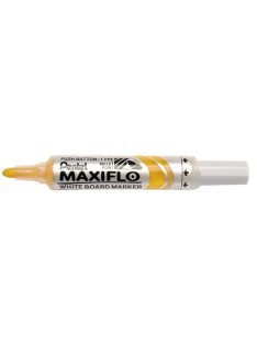   Táblamarker, 2,5 mm, kúpos, PENTEL "Maxiflo MWL5M", sárga (PENMWL5MS)