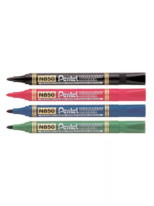 Alkoholos marker, 1,5 mm, kúpos, PENTEL "N850", kék (PENN850K)