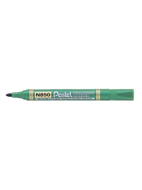Alkoholos marker, 1,5 mm, kúpos, PENTEL "N850", zöld (PENN850Z)