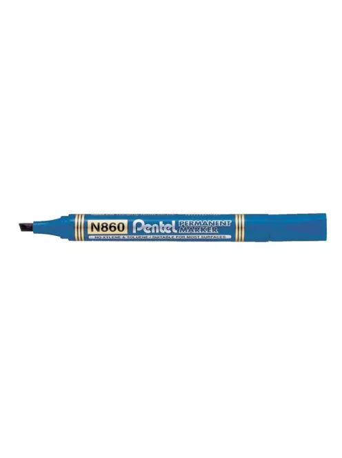 Alkoholos marker, 0,6-4,5 mm, vágott, PENTEL "N860", kék (PENN860K)