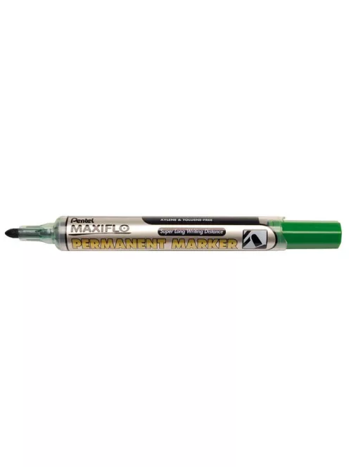 Alkoholos marker, 1,5 mm, kúpos, PENTEL "Maxiflo NFL50", zöld (PENNLF50Z)