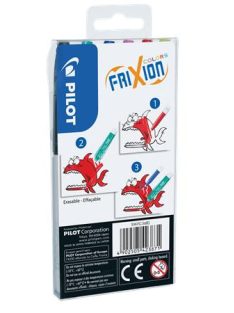   Filctoll készlet, 0,39-0,7 mm, törölhető, PILOT "Frixion Colors", 6 különböző szín (PFCOF6V)