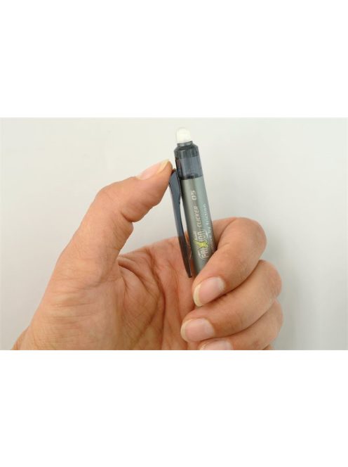Rollertoll, 0,25 mm, törölhető, nyomógombos, PILOT "Frixion Clicker", fekete (PFCRFK)