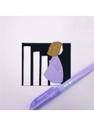 Szövegkiemelő, 1-3,3 mm, törölhető, PILOT "Frixion Light Soft", pasztell-lila (PFLSSZKPL)