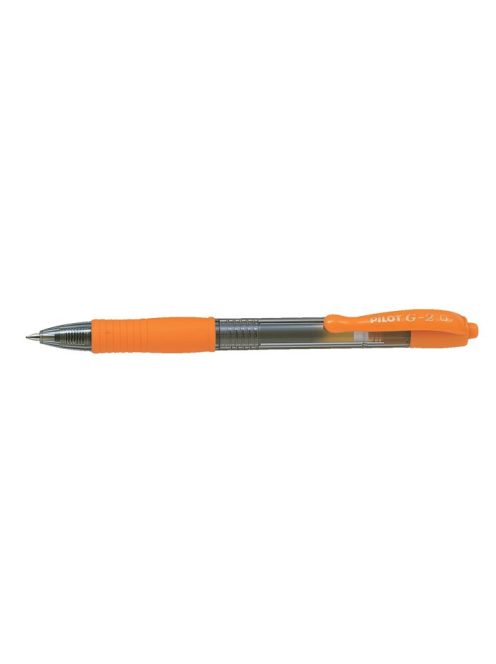 Zseléstoll, 0,32 mm, nyomógombos, PILOT "G-2", narancssárga (PG2ZS7N)